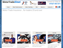 Tablet Screenshot of motortradedirect.com